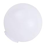 ibasenice Lámpara Acrílica Blanca Poste de Globo de La Lámpara Redonda Sombra de La Lámpara del Globo Cubierta de La Lámpara de La Lámpara de Poste de Poste Aire Libre Reemplazo de
