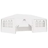 Festnjght 4x6 m Carpas Plegables Impermeables con 4 Paredes Carpa Protección UV Pergola Plegable Cenador Camping Cenadores para Jardin,Terraza,Exterior