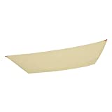 Aktive 53917 - Toldo vela de sombreo rectangular Garden color crema, 200x300 cm