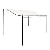Umifica Carpa Gazebo de Lona, Cubierta de Tela de Reemplazo de Jardín de Techo Impermeable Cubierta de Tela de Carpa Superior Patio al Aire Libre Jardín Pérgola Accesorios,3x2,6m (Sin Soporte)