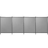 VEVOR Valla de Seguridad para Piscina 4 x 48 Pies Barrera Protección de Piscina Tela PVC Malla de Cercado Postes de Aluminio Cerca para Piscina Enterrada Fácil de Montar Protección para Niños Mascotas