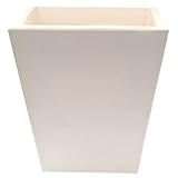 MACETERO DE POLIETILENO POR ROTOMOLDEO BLANCO 40X40 CM