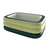 Benkeg Piscina Inflable Familiar,Piscina Inflable para jardín al Aire Libre en el Patio Trasero, 2.6m Pool