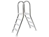 Escalera Puente de acero inoxidable para piscina elevada Flexinox - 87140042 - 4 X 4