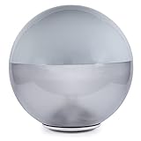 Recambio base mas Bola Farola Anticontaminación 45CM de Diametro Gris-translucido para Exterior Globo Urbanización Jardín Alumbrado Público