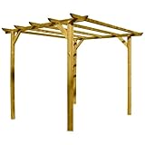 PAPILLON Pergola Madera 3x3 Metros 4 Postes