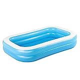 BESTWAY 54006 - Piscina Hinchable Infantil Rectangular 262x175x51 cm, Blue