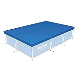 Bestway 58106 - Cobertor Invierno para Piscina Desmontable 300 x 201 x 66 cm, Multicolor
