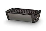 Enders Aurora Barbacoa carbon sin humo – Barbacoa pequeña con tecnología aireación, Bbq carbon con batería y conexión powerbank – Barbacoa de carbon para balcón, picnic y camping Gris #1364