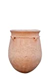 Biscottini Anfora Macetas Terracota Grandes del Sahara 60x60x80 cm | Macetas Exterior Grandes | Macetas Barro Grandes | Maceta Grande