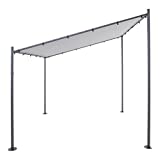SORARA Milano Carpa Pared | Gris | 285 x 300 cm (PxA)| Pergola