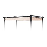 blumfeldt Pantheon Roof - Techo-pГ©rgola, Techo de sustituciГіn, Toldo, 3 x 4 m, Resiste a la Intemperie, Impermeable, para pГ©rgola Pantheon, Beige