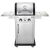 Char-Broil Professional Serie 2200 S: Barbacoa de Gas de Dos quemadores con tecnología TRU-Infrared™, Acabado en Acero Inoxidable.