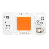 Luz De Cultivo Led De 50 W, Lámparas De Cultivo De Plantas, Unidades De Iluminación Fáciles De Instalar Sin Conductor Para Plantas De Interior (220 V)(Espectro Completo),Accesorios De Iluminación