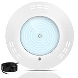 LyLmLe Foco LED Piscina Relleno de Resin, 35W Lámpara Piscina para Superficie extraplano (Equivalente 300W halógena Bombilla), 3500lm, Ángulo 140°, IP68 Impermeable, 12V AC/DC, 6000K Blanca Fría