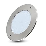 Luces LED para piscinas subacuáticas IP68 a prueba de agua Luz subacuática llevada cambiante del color RGB montado en la superficie de la pared con mando a distancia,35w