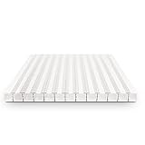 Ironlux - Placa Sombra de Policarbonato Celular Transparente Compacto 1500 x 980 mm - con Protección UV - Plancha Alveolar Multiuso - Ideal para Techos de Pérgola y Exteriores