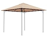 QUICK STAR Techo de repuesto para Gazebo de jardín 3x3m Beige