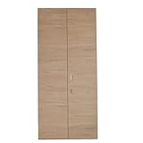 Genérico OFILIKE. Armario de Madera con 5 Estantes y 2 Puertas. para Garaje, Oficina, Estudio. Entrega 3-5 Días (Roble)