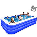 Piscinas Hinchables Grandes Adultos Piscinas Desmontables,Piscina Hinchable Familiar, Piscina Niños,Piscina Inflable Infantil Balcon Piscinas Desmontables Para NiñOs Adultos(Size:428x210x60cm)
