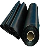 Revestimiento de estanque para estanques de peces Pieles de jardines Piscinas Cubierta de paisajismo reforzada membrana de EPDM Corrientes Fuentes y jardines de agua Negro Pond Liner 2m 3(Size:9x9m)