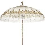 La Vida en Led Sombrilla Balinesa Parasol 2,5 metros diámetro Paradise Luhur