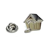 Gemelolandia | | Pin de Solapa Caseta de Perro Plateada | Pines Originales Para Regalar | Para las Camisas, la Ropa o para tu Mochila | Detalles Divertidos