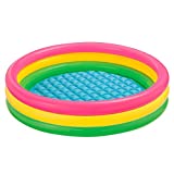 Piscina hinchable intex 3 aros sunset, 147 x 33 cm, 275 l, Multicolor