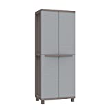 Terry, Jrattan 368 , Armario 2 Puertas con 1 Estantería Interna y 4 Estantes. 68x37,5x170 cm