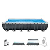 INTEX 55221 - Piscina elevada rectangular ultra XTR frame 732x366x132 cm + depuradora