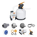 Bestway 58486 - Depuradora de Arena 11.355 l/h Conexión 38 mm, Multicolor