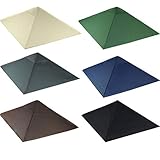 Freigarten.de - Techo de Repuesto para cenador de 3 x 3 m, Resistente al Agua, Material: Panama PCV Soft 370 g/m2, Modelo 3, Verde