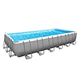 Intex Ultra Frame - Piscina desmontable, 732 x 366 x 132 cm, con depuradora y complementos (28362NP)