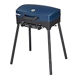 Enders Explorer Next Barbacoa gas para camping - Barbacoa de gas portatil para asar, cocinar y hornear - Barbacoa pequeña para balcón, jardín y terraza con 2 quemadores #210333