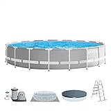 Intex 26732NP - Piscina desmontable redonda intex gama prisma frame 549x122 cm con depuradora