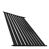 Mhp4Trend Calentador Solar Piscina | Calentador de Piscinas | Caucho EPDM I Sin plástico o Bomba de Calor eléctrica (16m2=3.33x4.80)