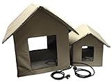 Petnap - Caseta de Mascotas con calefacción para Perro, Gato o Cachorro (tamaño Mediano)