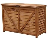 XLLLL Arcon Exterior Impermeable Caseta Depuradora Duradera De Madera Maciza Natural Al Aire Libre Balcón De Jardín Anticorrosión Armario De Almacenamiento De Madera Maciza