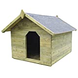 caseta para perros, caseta para perros de madera de exterior, casetas para perros con techo impermeable, caseta para