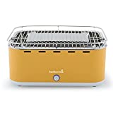 Barbecook Carlo Barbacoa de Mesa portatil, Barbacoa de Carbon, Amarillo, 44x33x21cm