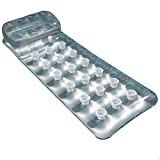 INTEX 58894EU - Colchoneta hinchable 18 vasos plata + almohada 188x71 cm