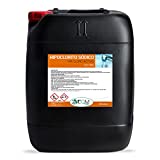 EQM SOLUCIONES QUIMICAS | ECO-806 | 25 KG | Hipoclorito Sódico Líquido 14% | Cloro líquido para Piscinas