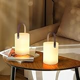 Lampara de mesa para exterior interior Control remoto luz blanca cálida 100lm RGB 8 colores a prueba de agua IP54 lampara noche, lampara portatil para jardín mesa hotel decoración de pascua