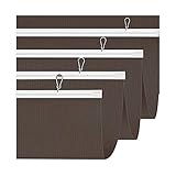 MHxin-CanopyShading Toldo retrГЎctil de repuesto para pГ©rgola para patio,toldo para jardГn, pГ©rgola, terraza, sala de sol, 68 tamaГ±os con accesorios de montaje (color:marrГіn,tamaГ±o:ancho 1,2xlargo 8m)