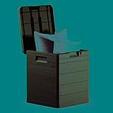 NATUUR Arcón Orden Exteriores Resina marrón 42.5x44x50 Cms 90 litros