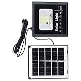 01 02 015 Farola Solar para Exteriores, silicio policristalino Bajo Consumo de energía Ajustable 44 Cuentas LED Luces solares para jardín para jardín Callejero