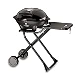 Barbacoa eléctrica SUNTEC BBQ-9493 | Uso exterior como barbacoa de sobremesa o con pie | Barbacoa para balcón, terraza, jardín y camping | Cocción eléctrica con máx. 2400 vatios | Soporte portátil