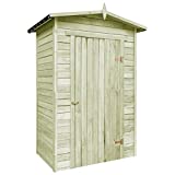 vidaXL Caseta de Almacenaje de Jardín Cobertizo de Patio Cabaña Alamcenamiento Madera de Pino