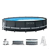 Intex 26326NP - Piscina elevada redonda INTEX Ultra XTR Frame 488x122 cm con depuradora, Multicolor