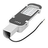 ECD Germany 6x Lámpara de Calle LED 12W Blanco Cálido 3000K Alumbrado Público 220-240 V Aluminio Farola de Calle 960 Lumenes Luz Exterior EEK A IP65 Iluminación de Áreas Diseño Moderno Ángulo de 120°